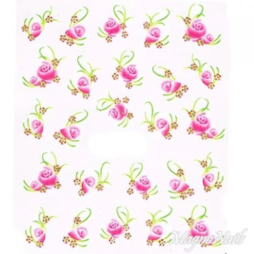 2D Nail Art One Stoke Sticker