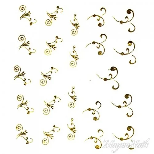 2D Nail Art One Stoke Sticker