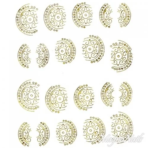 2D Nail Art One Stoke Sticker