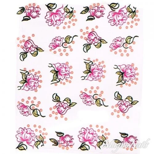 2D Nail Art One Stoke Sticker