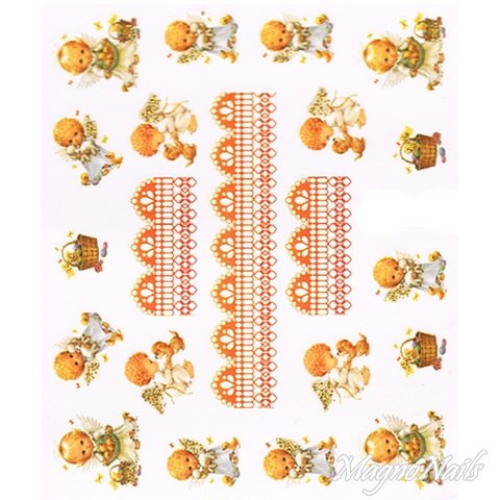 2D Nail Art One Stoke Sticker