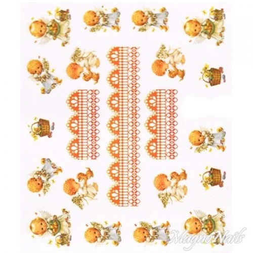 2D Nail Art One Stoke Sticker