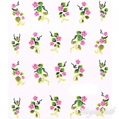 2D Nail Art One Stoke Sticker