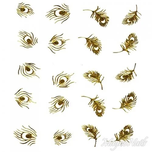 2D Nail Art One Stoke Sticker