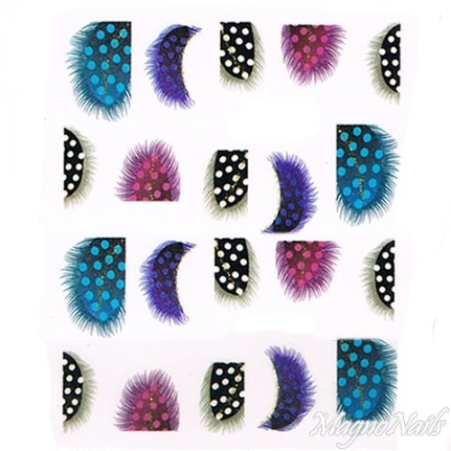 2D Nail Art One Stoke Sticker