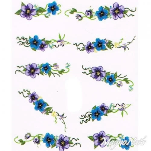 2D Nail Art One Stoke Sticker