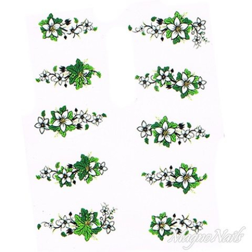 2D Nail Art One Stoke Sticker