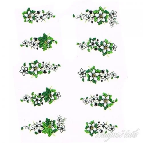 2D Nail Art One Stoke Sticker