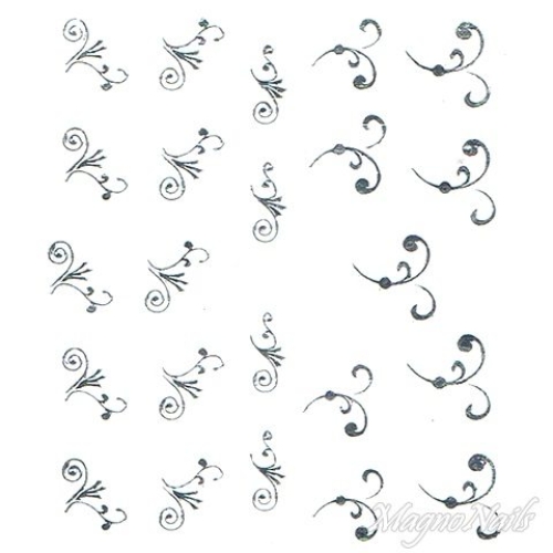 2D Nail Art One Stoke Sticker