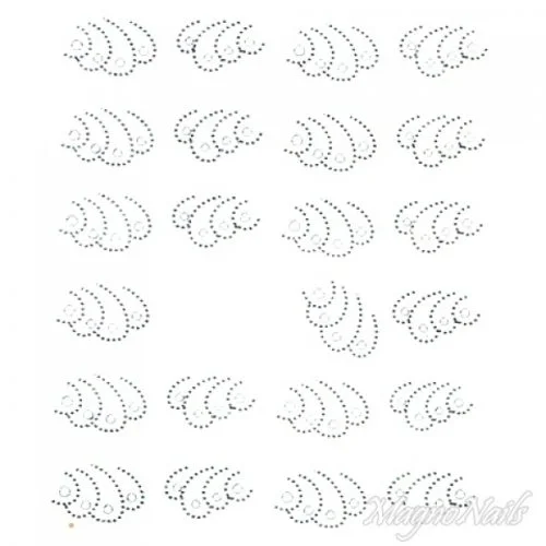 2D Nail Art One Stoke Sticker