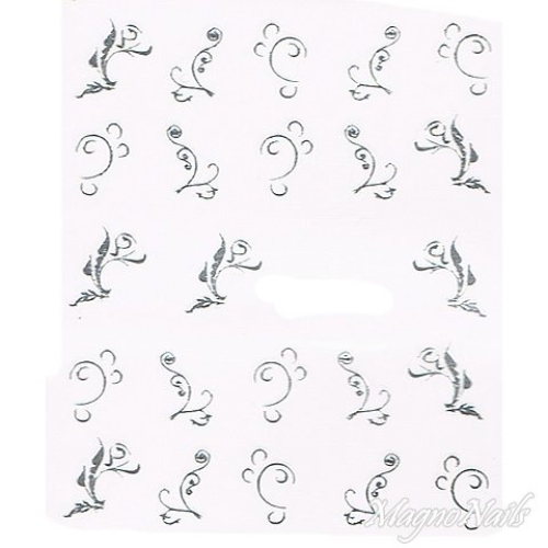 2D Nail Art One Stoke Sticker