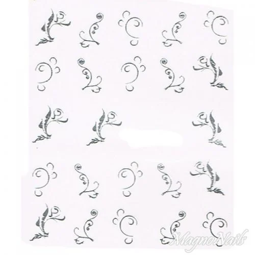 2D Nail Art One Stoke Sticker