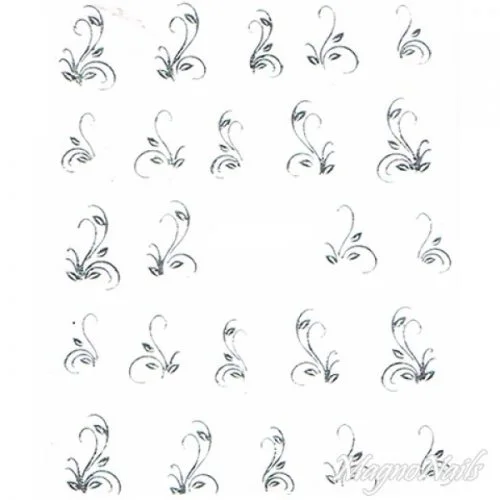 2D Nail Art One Stoke Sticker