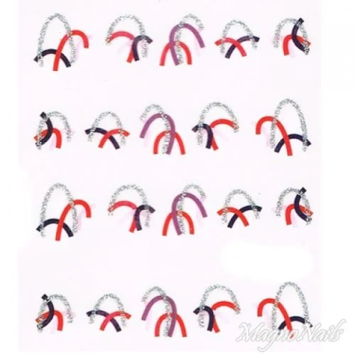 2D Nail Art One Stoke Sticker