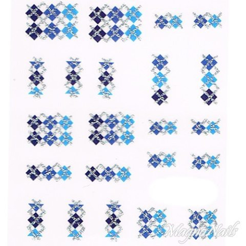 2D Nail Art One Stoke Sticker