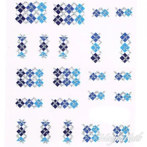 2D Nail Art One Stoke Sticker