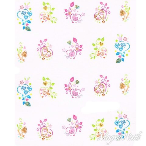 2D Nail Art One Stoke Sticker