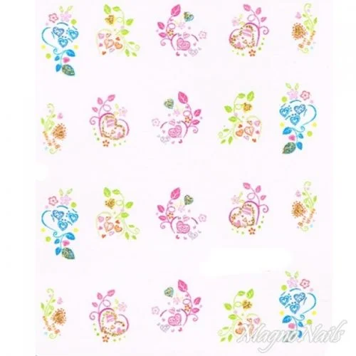 2D Nail Art One Stoke Sticker