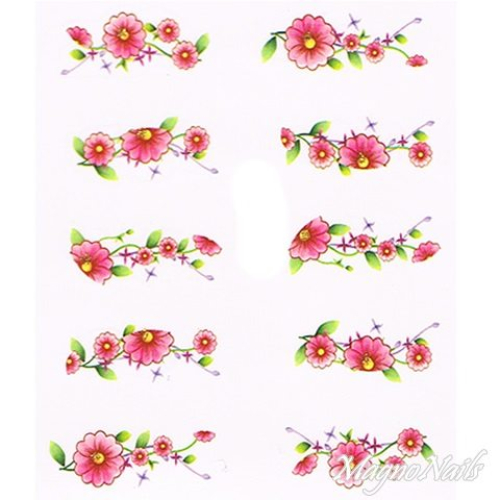 2D Nail Art One Stoke Sticker