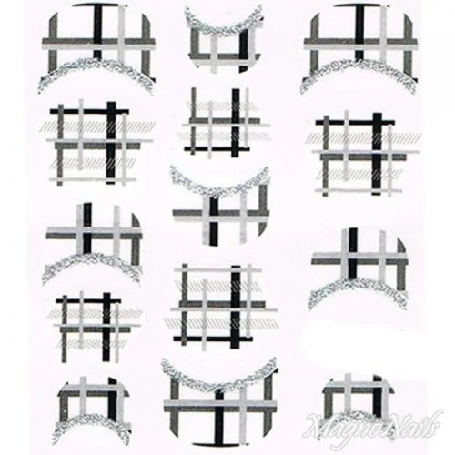 2D Nail Art One Stoke Sticker