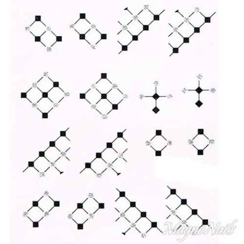 2D Nail Art One Stoke Sticker