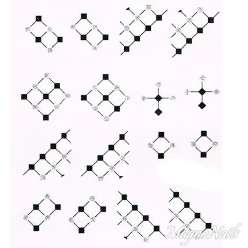 2D Nail Art One Stoke Sticker