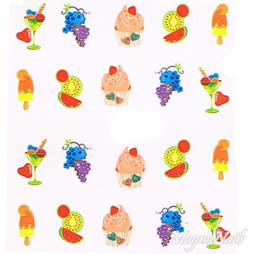 2D Nail Art One Stoke Sticker
