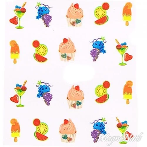 2D Nail Art One Stoke Sticker