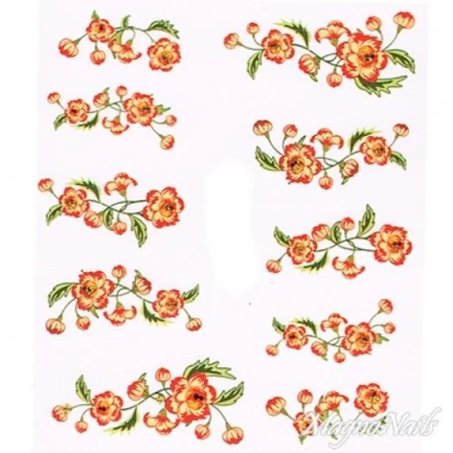 2D Nail Art One Stoke Sticker