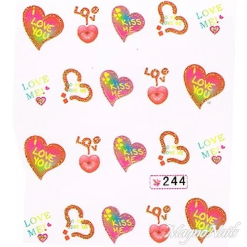 2D Nail Art One Stoke Sticker