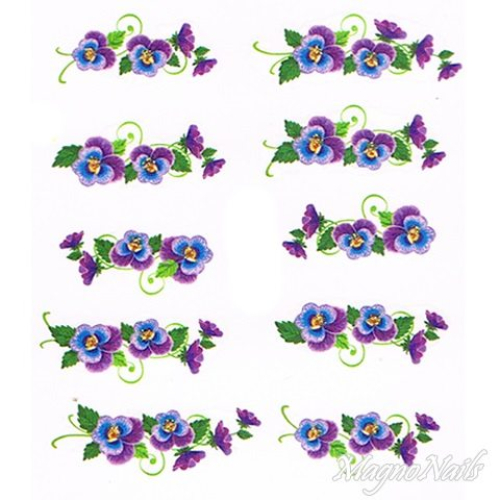 2D Nail Art One Stoke Sticker