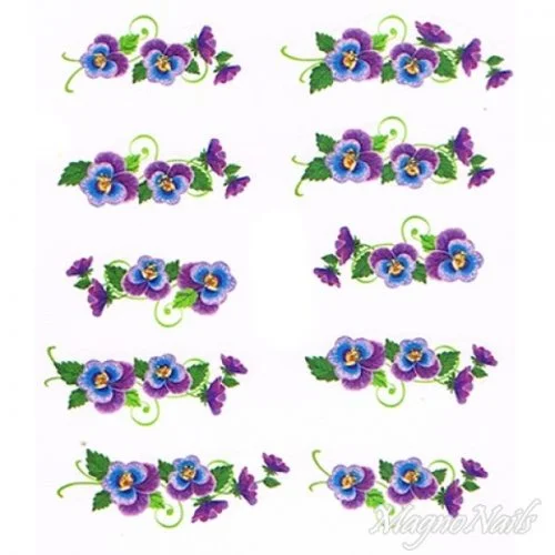 2D Nail Art One Stoke Sticker