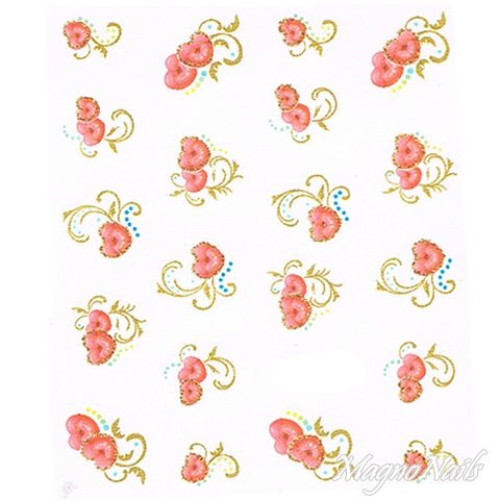 2D Nail Art One Stoke Sticker