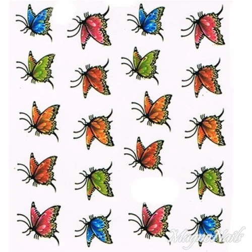 2D Nail Art One Stoke Sticker