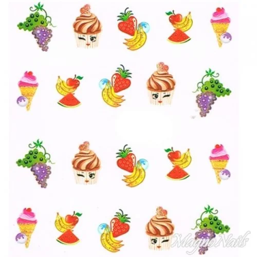 2D Nail Art One Stoke Sticker