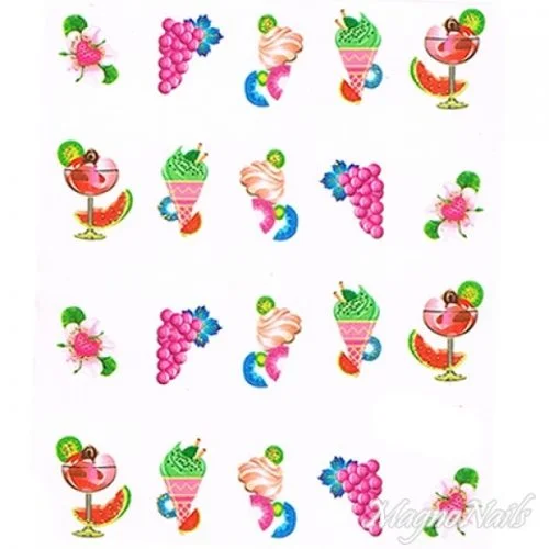 2D Nail Art One Stoke Sticker