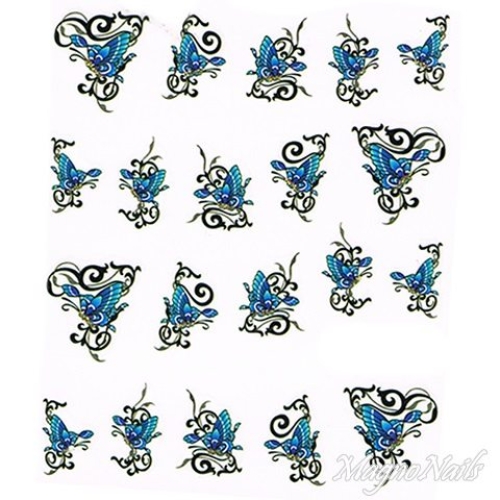2D Nail Art One Stoke Sticker