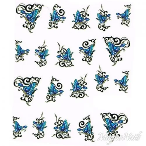 2D Nail Art One Stoke Sticker