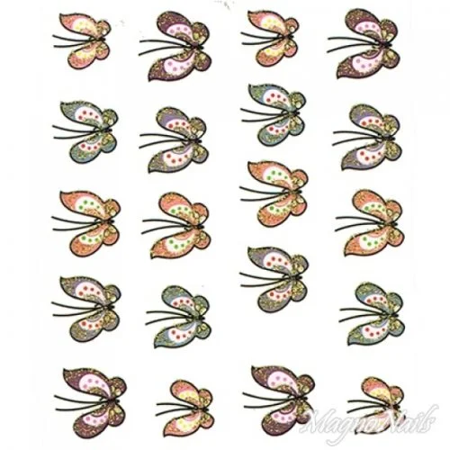 2D Nail Art One Stoke Sticker