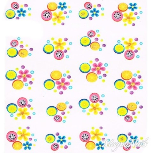 2D Nail Art One Stoke Sticker
