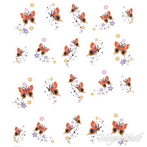 2D Nail Art One Stoke Sticker