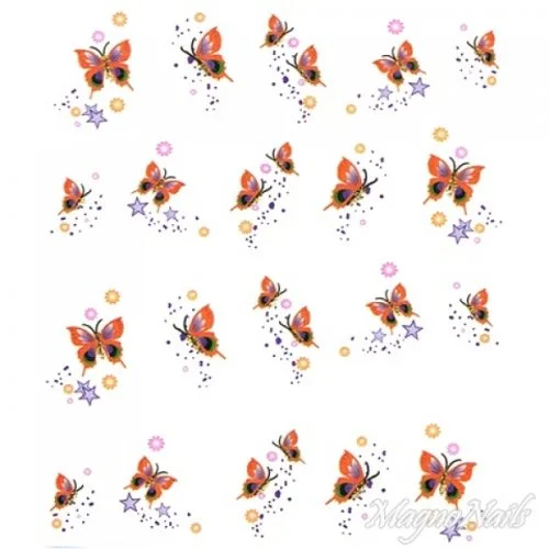 2D Nail Art One Stoke Sticker