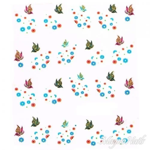 2D Nail Art One Stoke Sticker