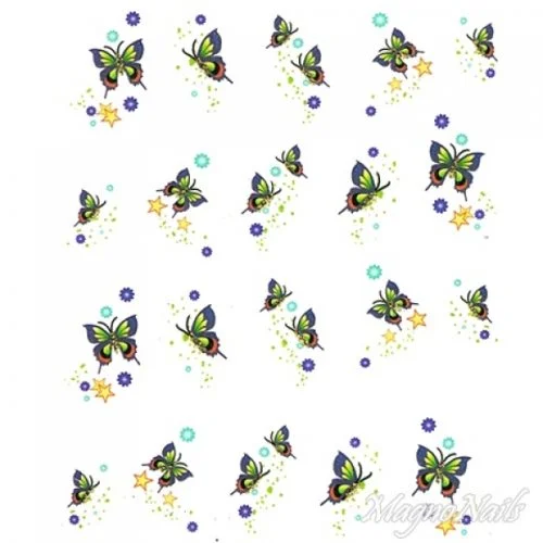 2D Nail Art One Stoke Sticker