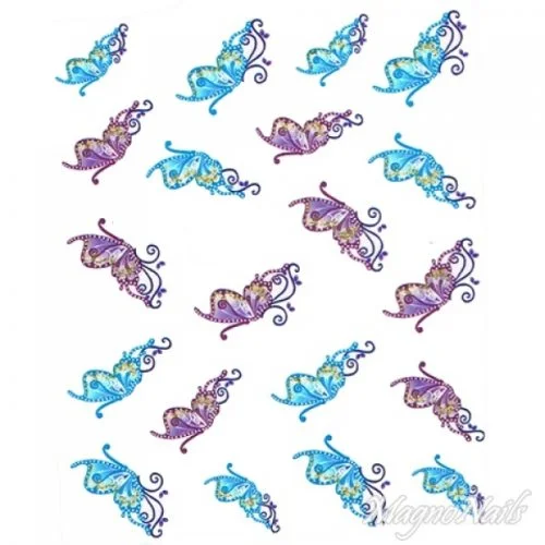 2D Nail Art One Stoke Sticker