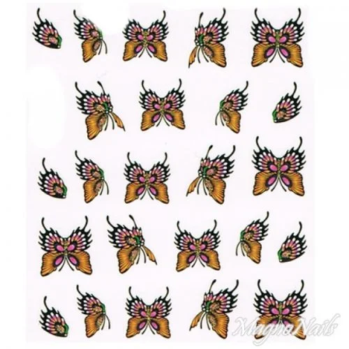 2D Nail Art One Stoke Sticker