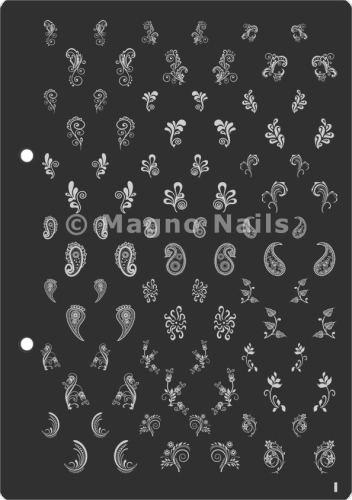 XL Stamping Schablone I extra große Schablone tief ausgestanzt Qualität