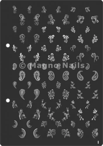 XL Stamping Schablone I extra große Schablone tief ausgestanzt Qualität