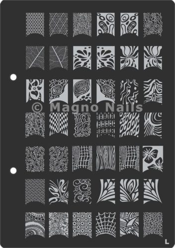 XL Stamping Schablone L extra große Schablone tief ausgestanzt Qualität