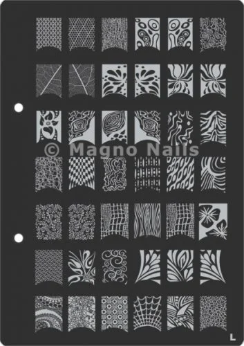 XL Stamping Schablone L extra große Schablone tief ausgestanzt Qualität